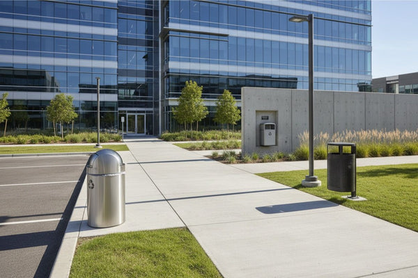 Welke buitenafvalbak past bij jouw bedrijfsterrein? Keuzegids 2026
