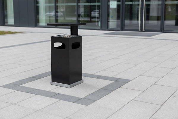 Peuken op de stoep? Waarom een staande asbak onmisbaar is voor jouw bedrijfspand