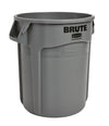 Ronde Brute container 38L | Rubbermaid | Grijs