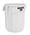 Ronde Brute container 38L | Rubbermaid | Wit