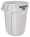 Ronde Brute container 121L | Rubbermaid | Wit