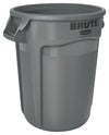 Ronde Brute container 121L | Rubbermaid | Grijs