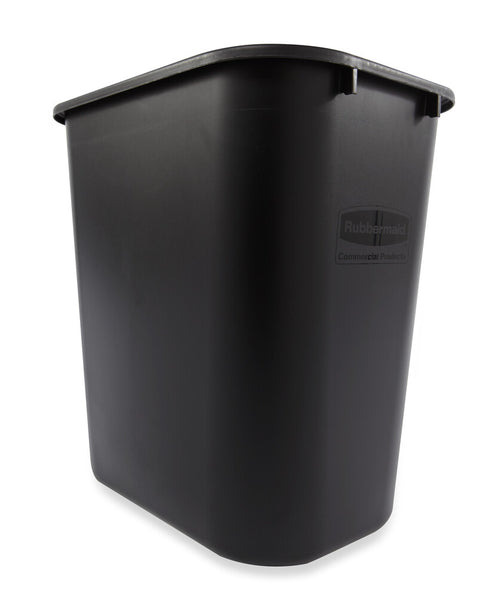Rechthoekige afvalbak 27L | Rubbermaid | Zwart afbeelding 1