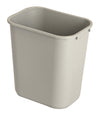 Rechthoekige afvalbak 27L | Rubbermaid | Grijs