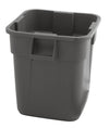 Vierkante Brute container 151L | Rubbermaid | Grijs