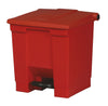 Step-On Classic container 30L | Rubbermaid | Rood