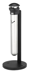 Staande asbak Infinity | Rubbermaid  | Buitengebruik | Zwart/Rvs