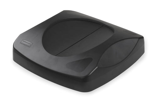 Tuimeldeksel Vierkant | Rubbermaid | Zwart afbeelding 1