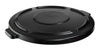 Deksel 75,7L | Rubbermaid | Zwart