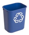 Rechthoekige afvalbak 12,9L | Rubbermaid | Blauw