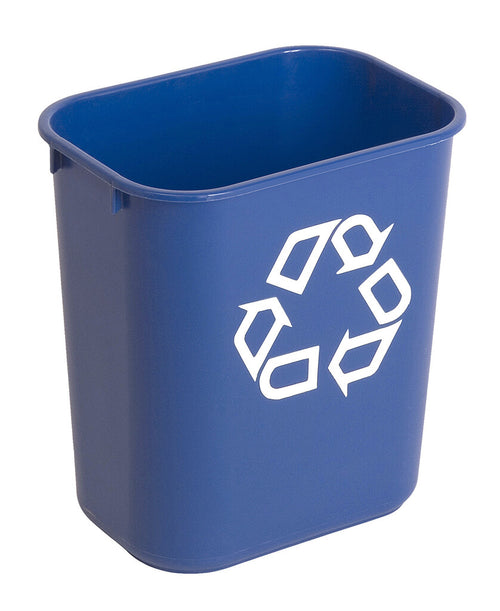 Rechthoekige afvalbak 12,9L | Rubbermaid | Blauw afbeelding 1