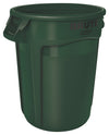 Ronde Brute container 76L | Rubbermaid | Donkergroen