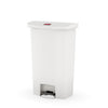 Slim Jim Step On container Front Step kunststof 50L | Rubbermaid | Soft-close | Wit