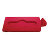 Deksel gesloten voor Slim Jim Recyclingstation | Rubbermaid | Afvalscheiding | Rood