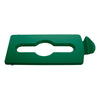Deksel mixed recycling voor Slim Jim Recyclingstation | Rubbermaid | Afvalscheiding | Groen