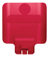 Paneel voor Slim Jim Recyclingstation | Rubbermaid | Rood