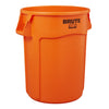 Ronde Brute container 121,1L | Rubbermaid | Oranje