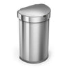 Sensor bin halfrond 45L | Simplehuman | Soft-close | Sensor | Mat Rvs