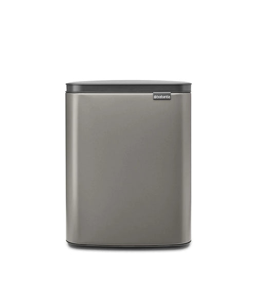Bo Afvalbak 12L | Brabantia | Soft-close | Platina