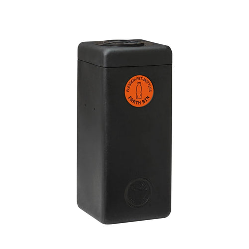 Afvalbak met t 60L | EarthBin  | Afvalscheiding | Zwart/Oranje