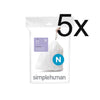 Afvalzakken 45-60L (N) | Simplehuman | Wit