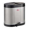 Eco-Double Bin 170 2x 15L | Wesco | Zilver