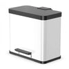 Öko Trio Plus L 3x 9L | Hailo  | Afvalscheiding | Soft-close | Wit/Zwart