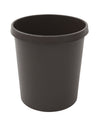 Ronde papierbak 18L | Helit | Buitengebruik | Bruin