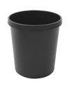 Ronde papierbak 18L | Helit | Buitengebruik | Zwart