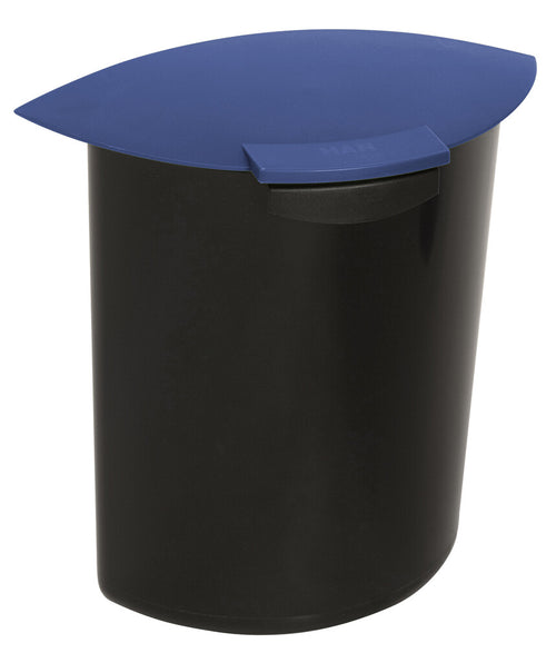 Inzet 6L met deksel A | HAN  | Afvalscheiding | Zwart/Blauw afbeelding 1