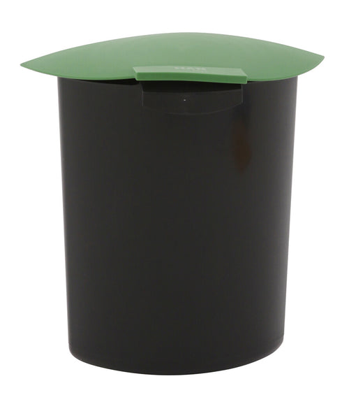 Inzet 6L met deksel | HAN  | Afvalscheiding | Groen/Zwart afbeelding 1