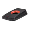 Selecto Premium deksel blik | Rotho  | Rood/Zwart