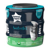 Navulcassettes voor Twist & Click Luieremmer | 3 stuks | Tommee Tippee | Grijs