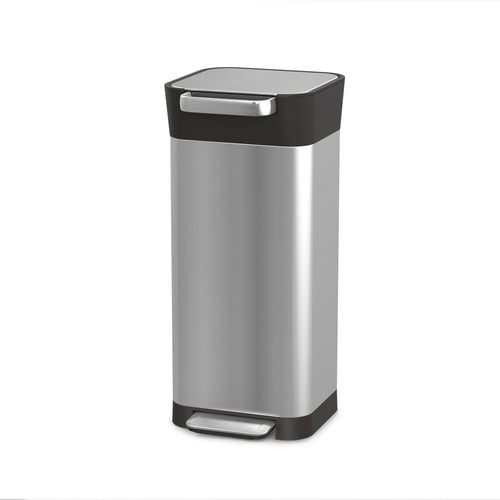 Intelligent Waste Titan Slim 20L | Joseph Joseph  | Soft-close | Mat Rvs/Zwart afbeelding 1