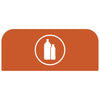 Configure Recyclingstation Paneel Plastic NL 57L | Rubbermaid | Oranje