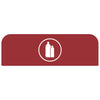 Configure Recyclingstation Paneel Plastic EN 57L | Rubbermaid | Rood