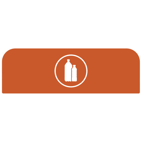 Configure Recyclingstation Paneel Plastic NL 87L | Rubbermaid | Oranje afbeelding 1