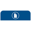 Configure Recyclingstation Paneel Plastic BE 87L | Rubbermaid | Blauw
