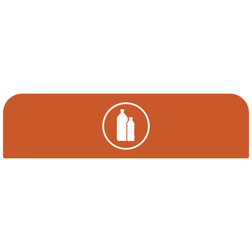 Configure Recyclingstation Paneel Plastic NL 125L | Rubbermaid | Oranje afbeelding 1