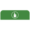 Configure Recyclingstation Paneel Glas 87L | Rubbermaid | Groen