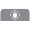 Configure Recyclingstation Paneel Rest FR 57L | Rubbermaid | Grijs