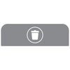 Configure Recyclingstation Paneel Rest FR 87L | Rubbermaid | Grijs