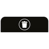 Configure Recyclingstation Paneel Rest 87L | Rubbermaid | Zwart