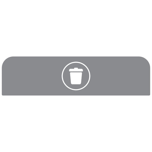 Configure Recyclingstation Paneel Rest FR 125L | Rubbermaid | Grijs afbeelding 1