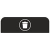 Configure Recyclingstation Paneel Landfill EN 87L | Rubbermaid | Zwart