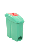 Sanitaire pedaalemmer Binny 17P  | Rood/Groen