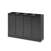 Bica Basic 878 Afvalscheidingsunit 4x45L | Bica | Afvalscheiding | Antraciet