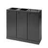 Bica Basic 887 Afvalscheidingsunit 3x45L | Bica | Afvalscheiding | Antraciet
