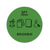 Forex Afvalstroomsticker GFT | BrickBin | Groen