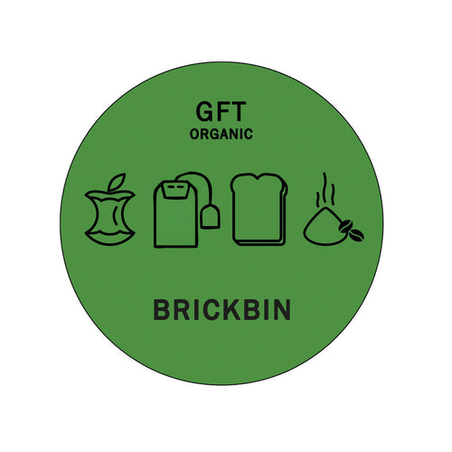 Forex Afvalstroomsticker GFT | BrickBin | Groen afbeelding 1